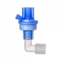 Фильтр дыхательный бактериально-вирусный с ТВО, угловой коннектор, педиатрический, MEDEREN